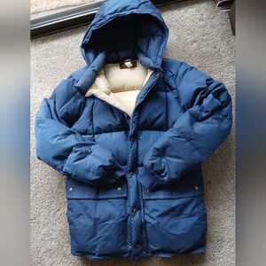 Vintage Eddie Bauer Navy Blue Goose Down Puffer Jacket